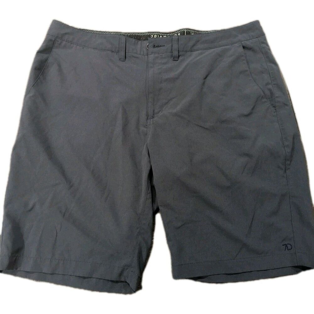 7 Diamonds Shorts Mens 40 Blue Momentum Performance Golf Stretch‎ Casual Active